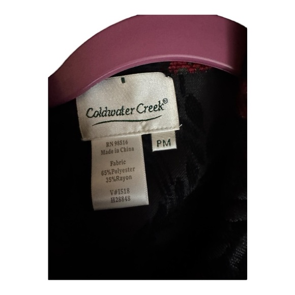 Coldwater Creek Black patchwork jacket - Picture 6 of 7